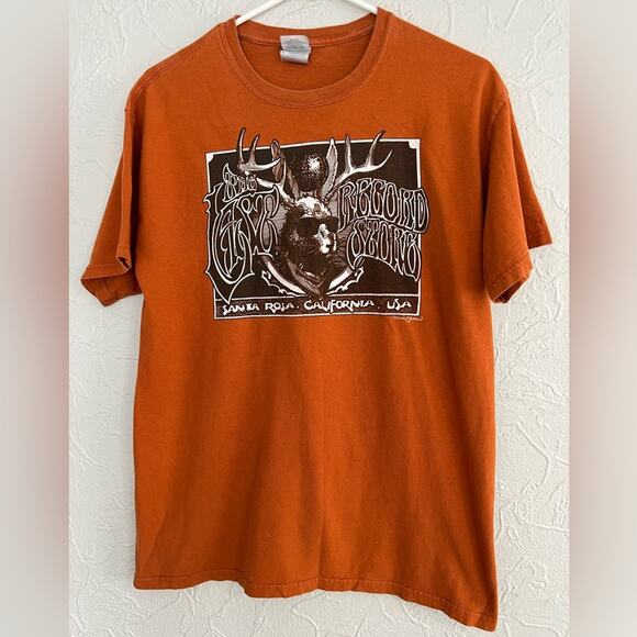 VINTAGE Y2K Rick Griffin Last Record Store California Shirt Medium Band Tee NICE - Picture 1 of 5